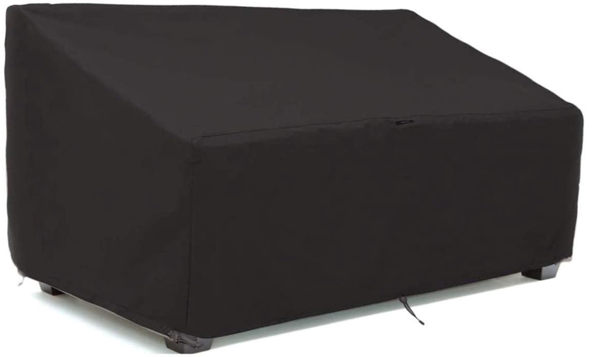 Tuinmeubelhoes - Bank Tafelhoes - Meubels Beschermen - Waterdicht Ademend - 193x83x84 cm - Zwart