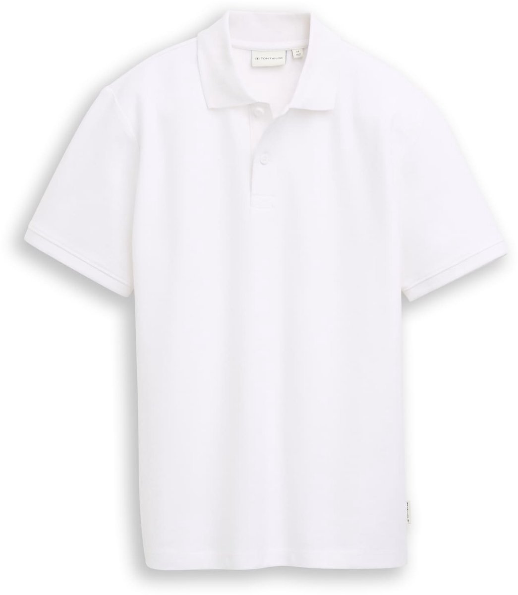 Tom Tailor - Piqué-poloshirt - Maat 128 - White