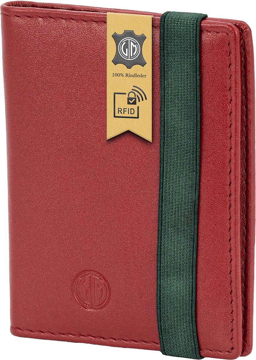 LINDENMANN heren kaarthouder RFID - rood