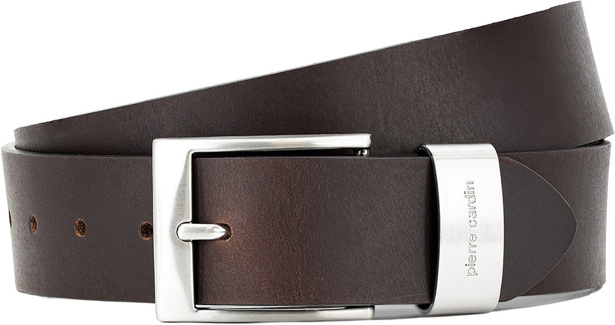 PIERRE CARDIN leren heren riem - bruin