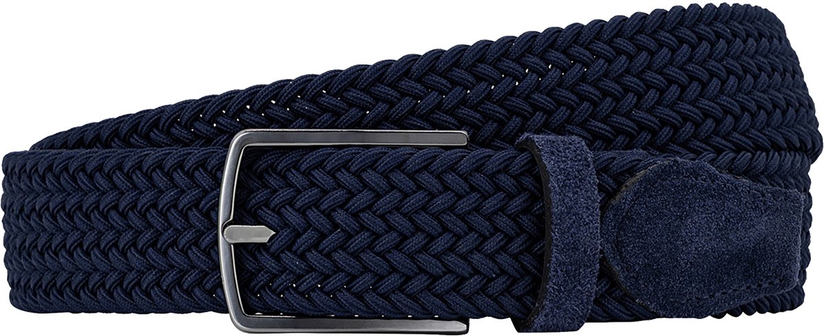 LINDENMANN elastische heren riem - marine