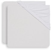 Jollein Hoeslaken Jersey 40/50x80/90cm White (2pack)