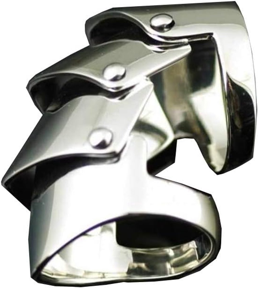 Cigno Ring - Anime Manga Cosplay - Punkstijl - Metalen Ritssluiting