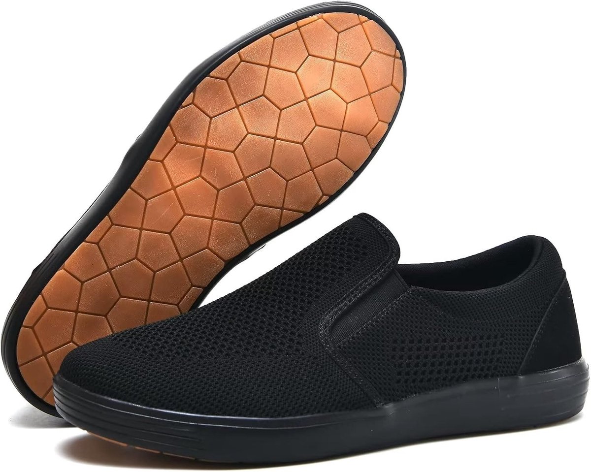 Konhill Heren Loafers Casual Slip On Wandelschoenen Comfortabele Ventilatie Schoenen Lichtgewicht Sportschoenen