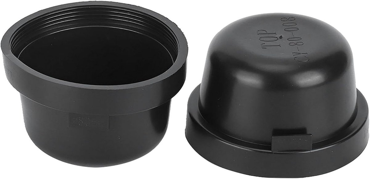2 PC Koplamp Stofkap Cap, 80mm Rubber Behuizing Seal Cap Stofkap Voor LED HID Koplamp DIY Retrofit Werk