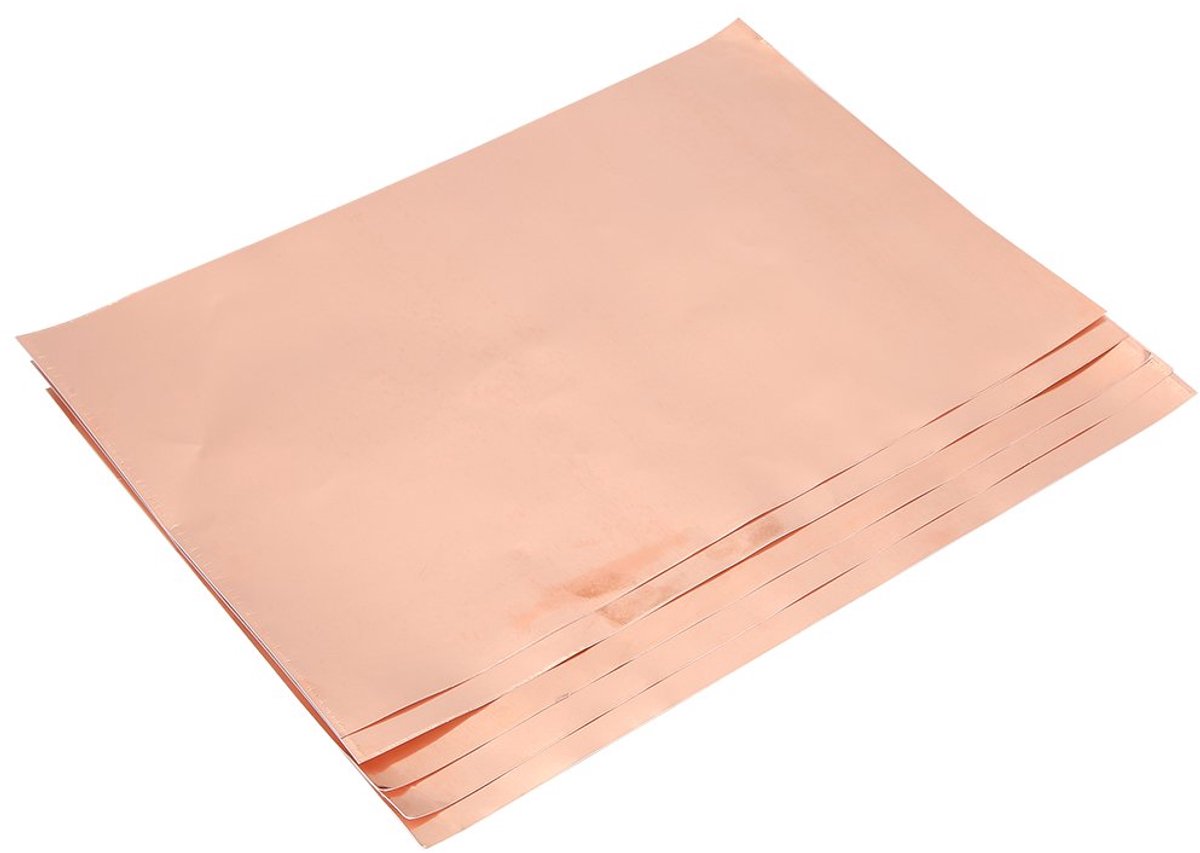 5 stuks koperfolie tape sterk geleidende lijm koperfolie tape voor EMI afscherming kleefbarrier