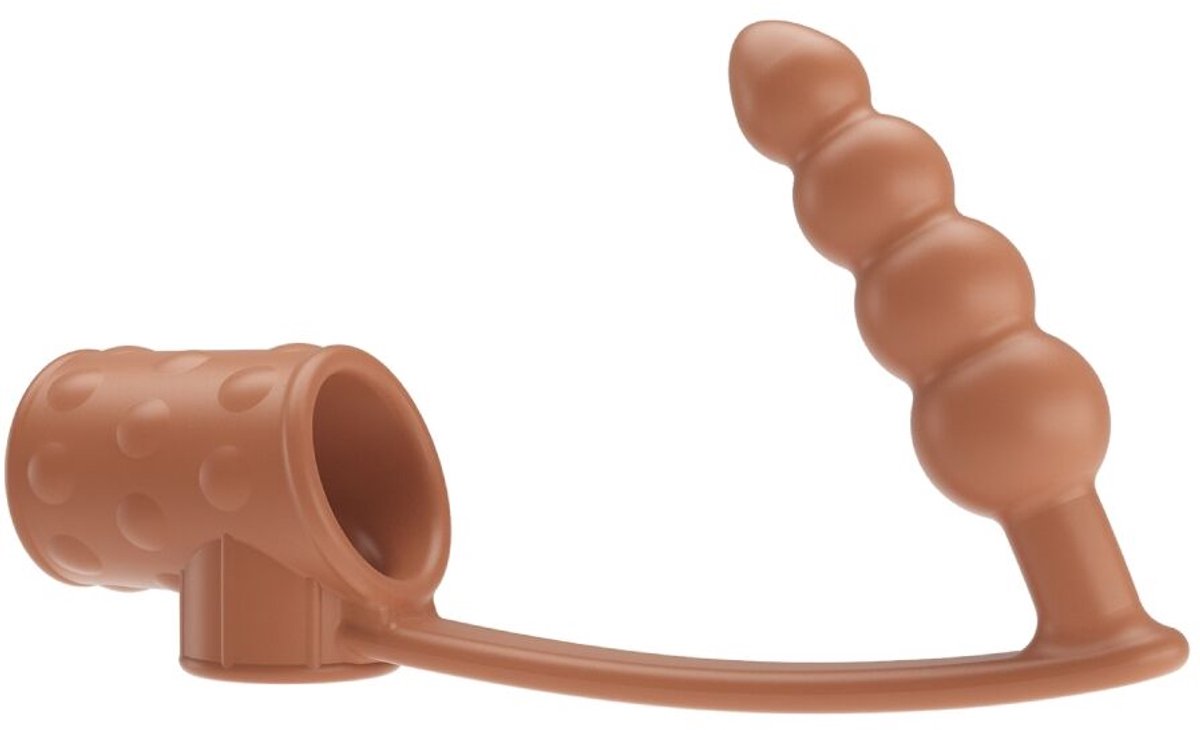 Penis Sleeve met Anale Plug