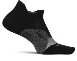 Feetures - Elite Light Cushion No Show Tab - Black - Small (34-37)