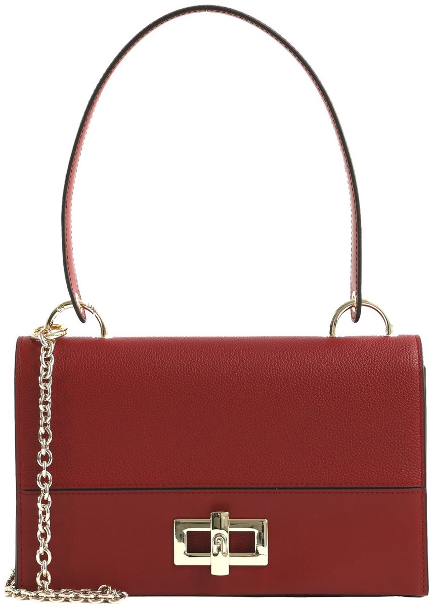 FURLA Leren handtas schoudertas Amelia Crossbody Bag CILIEGIA d donkerrood