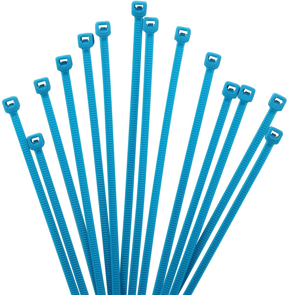 Elzusha - Kabelbinders - 1000 stuks, 20 cm, blauw