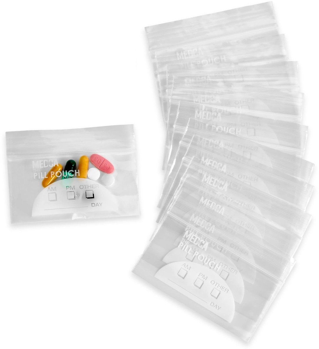 Elzusha - Pill Pouches - 100 Stuks - 4'' x 2.75'' - BPA-vrij