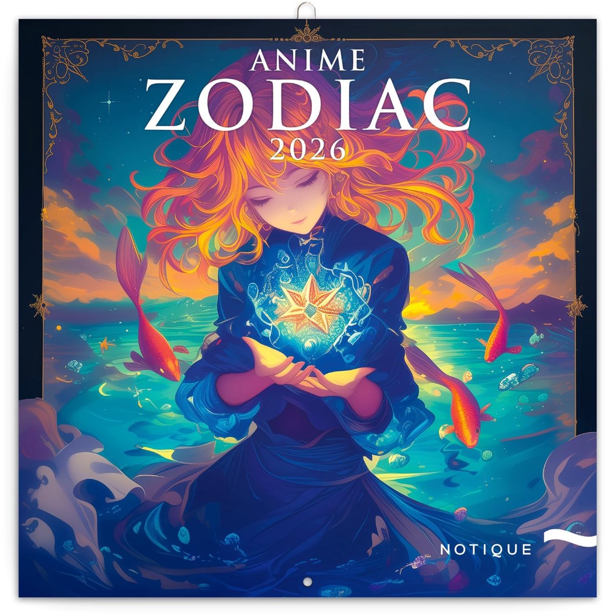 Elzusha - Wandkalender 2026 - Anime Zodiac - 30 x 30 cm