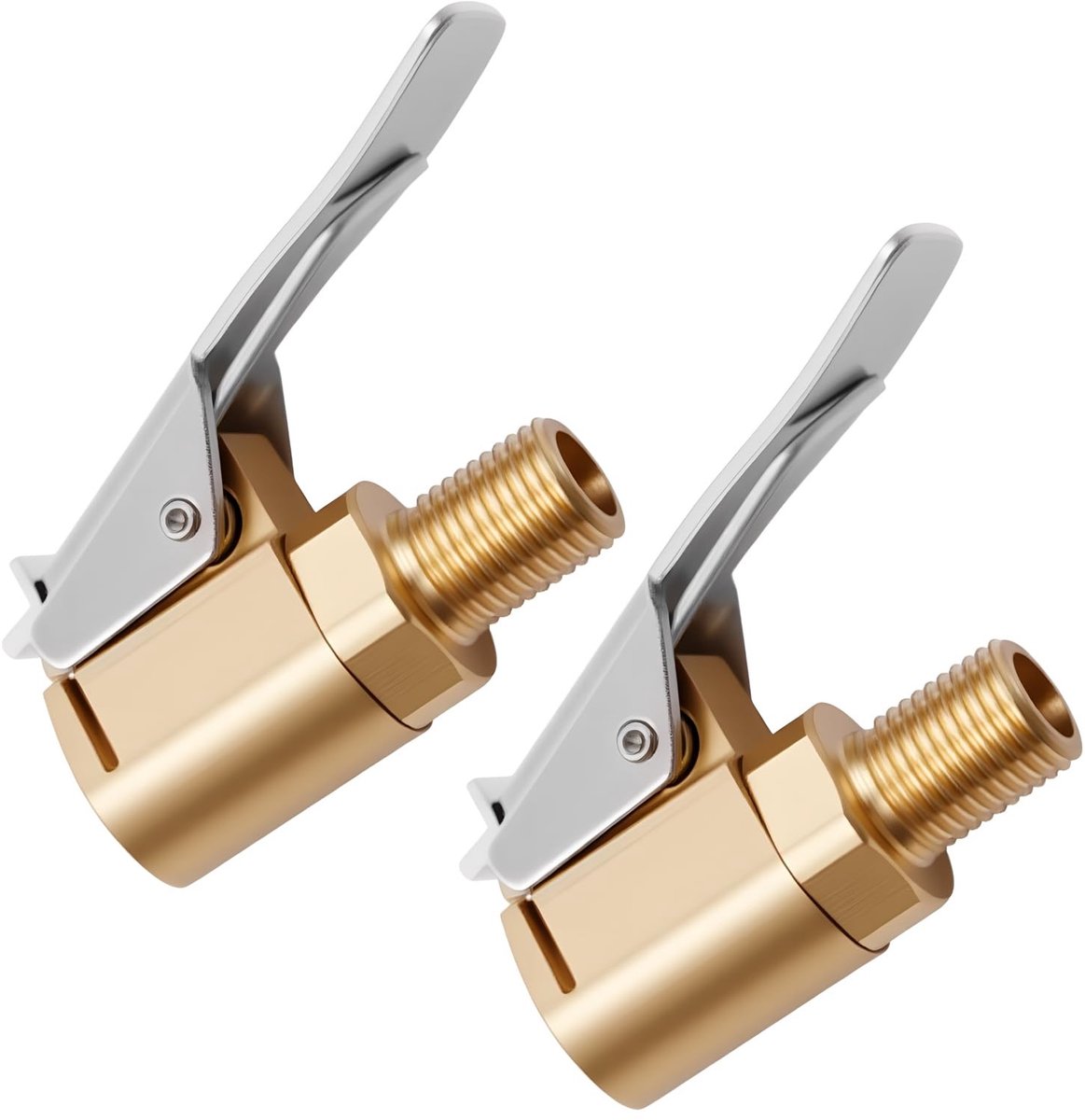 Elzusha - 2 Stuks Ventieladapter voor Auto - Messing Inflatable Tip