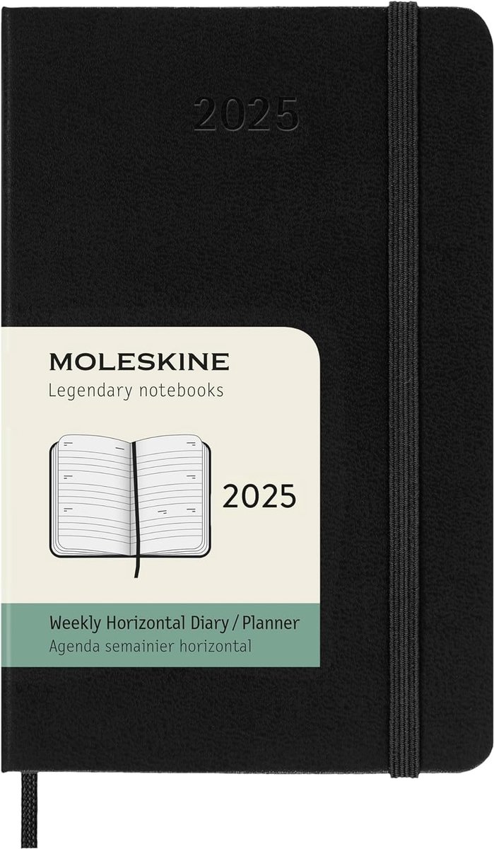 Elzusha - Pocketformaat Wake-up Planner 2025 met Elastische Sluiting