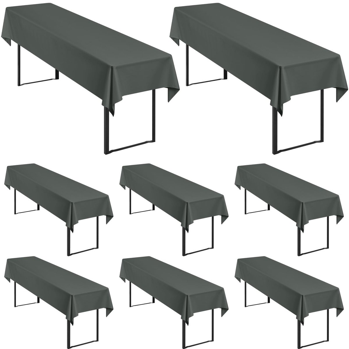 Elzusha - Set van 8 Bier Tafelkleedjes voor Rectangulaire Tafel