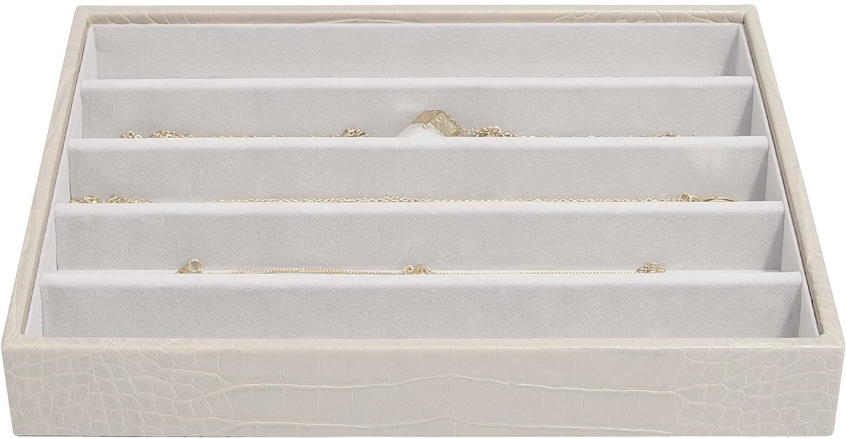 Elzusha - Medium Sieradenbox - Putty Croc Classic