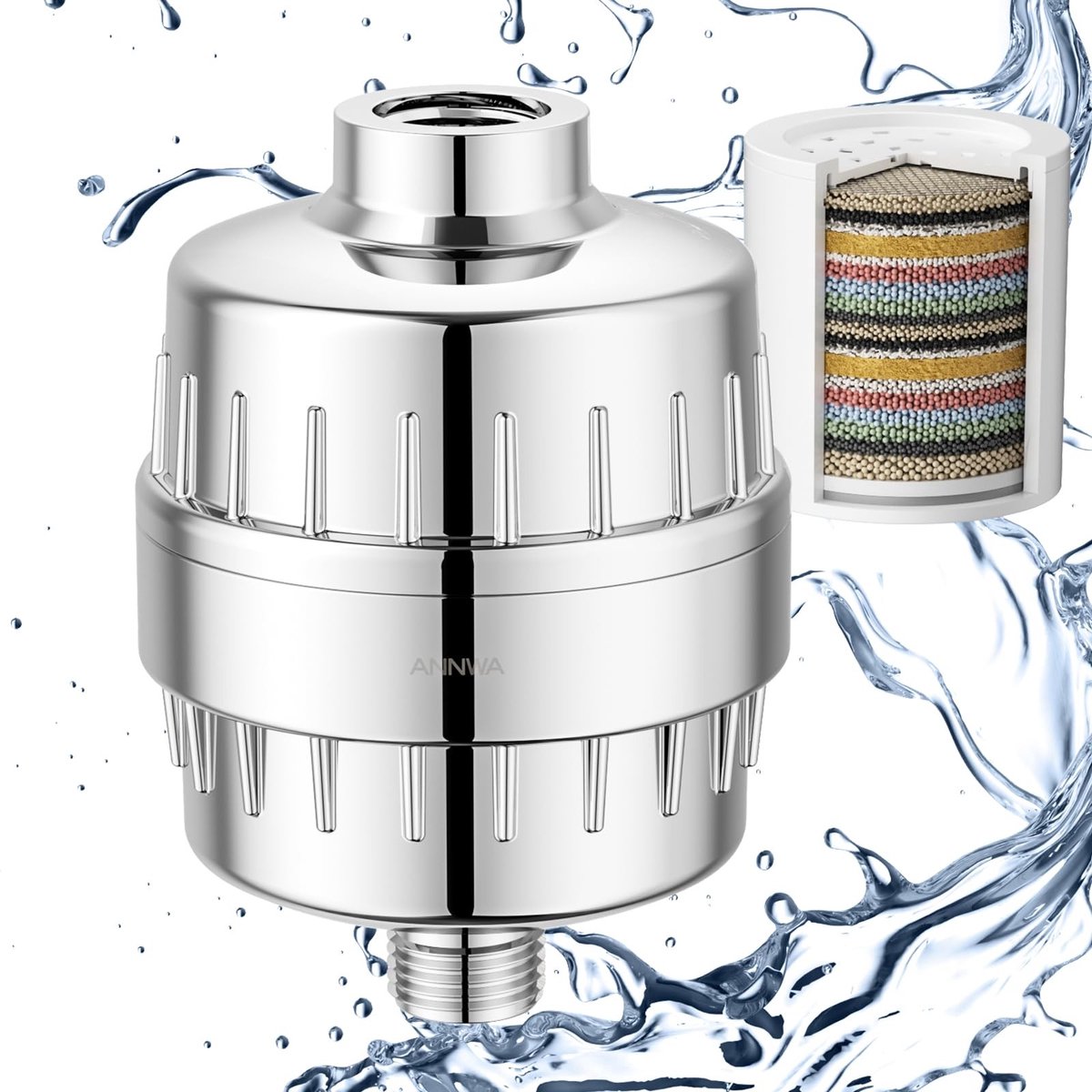Elzusha - Regendouchekop met Handdouche Set voor Modern Badkamergebruik