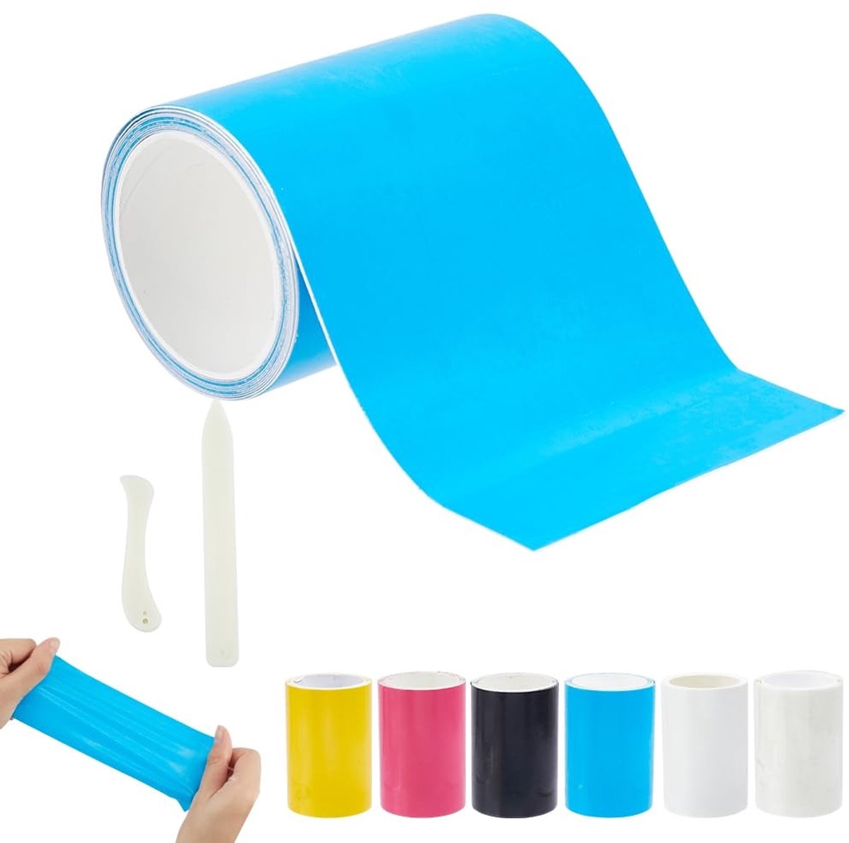 Elzusha - Opblaasbare Matras Reparatie Kit - 6 Kleuren TPU Tape