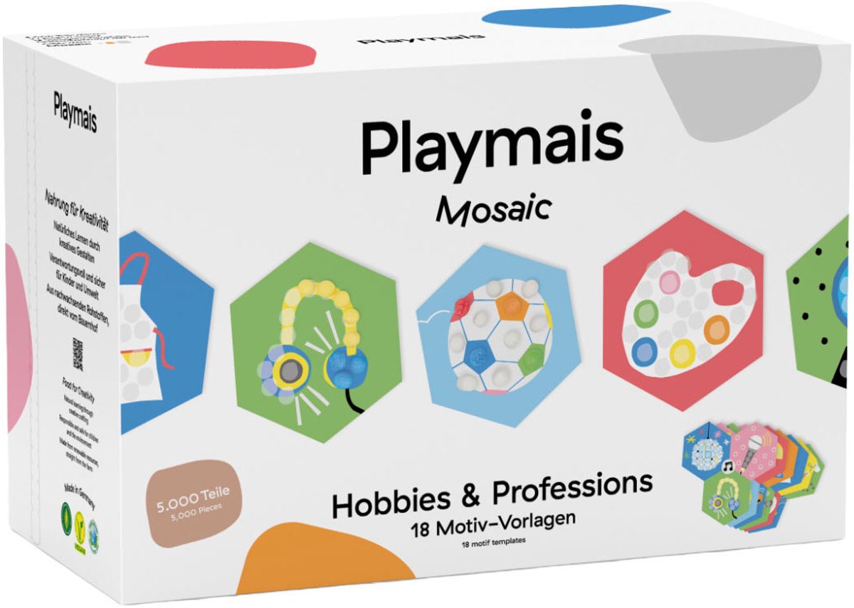PlayMais mosaic hobbies and professions knutselset - 5000 stukjes