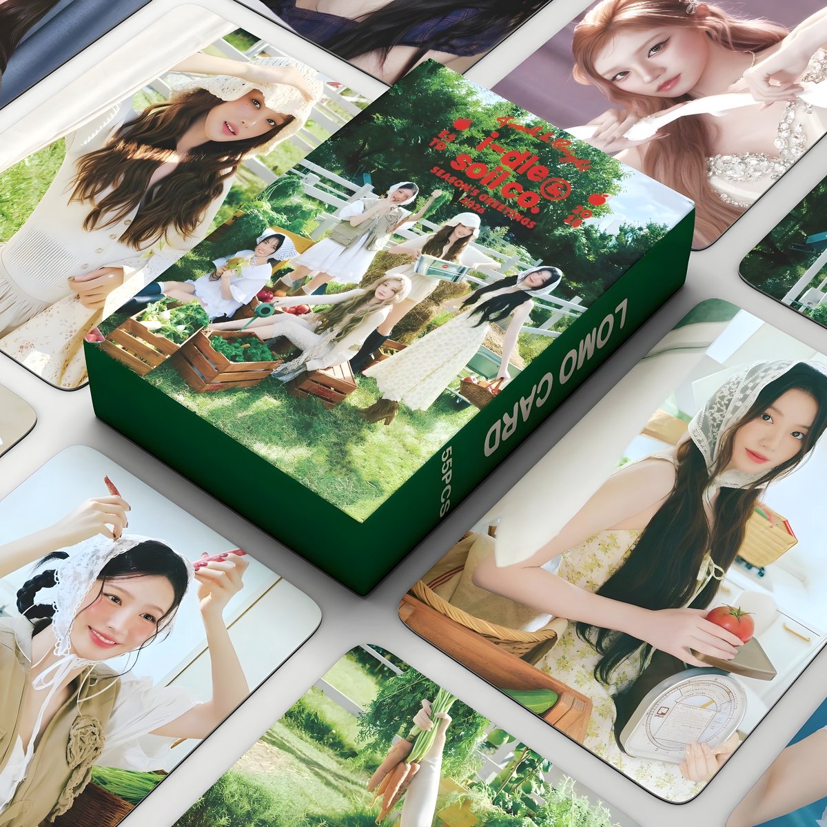 KPOP 55pcs/set (G)I-DLE 2026 Season's Greetings Photocard [Fotokaarten]