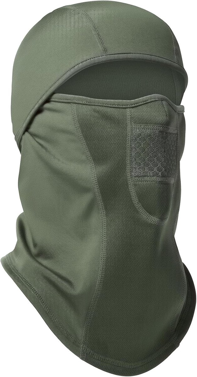 Airsoft masker - Ranger groen - Bivakmuts Balaclava - Winddicht en Warm - Voor Outdoorsporten en Fietsen