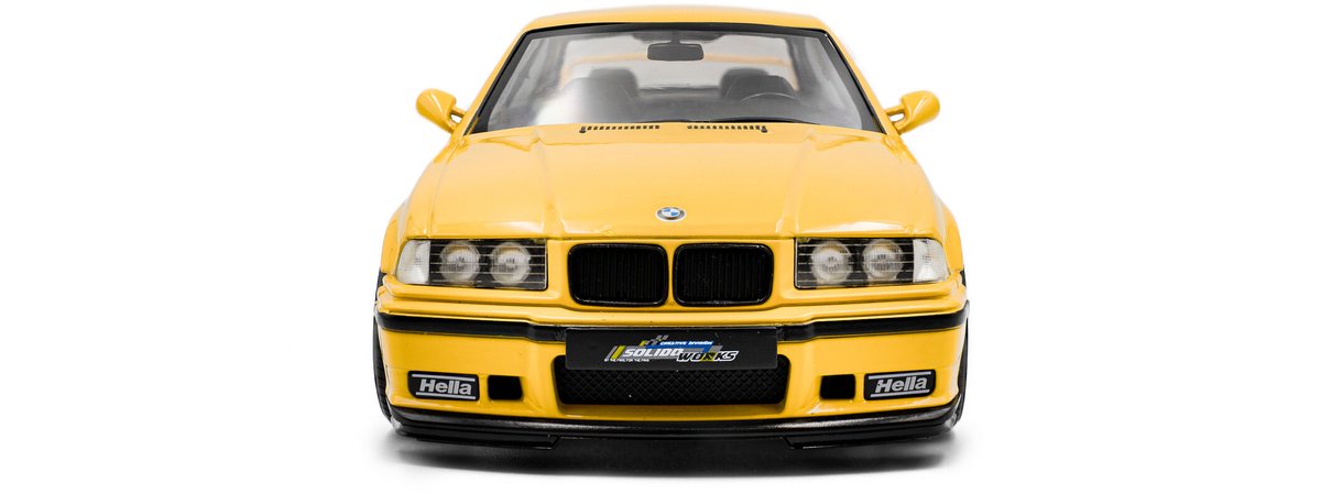 BMW E36 M3 Dakar Yellow 1:18 Solido