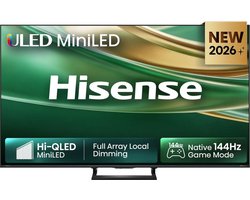 Hisense 85E8S SmartTV - 85 pouces - 4K Hi-QLED MiniLED - 2026 - 600 nits - Mode de jeu natif 144 Hz - Subwoofer intégré - Moteur Hi-View AI - Hi-QLED Couleur - Dolby Vision Atmos