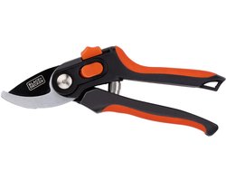 BLACK+DECKER Tuinschaar - 20,3 CM - Gehard Stalen Bladen -…