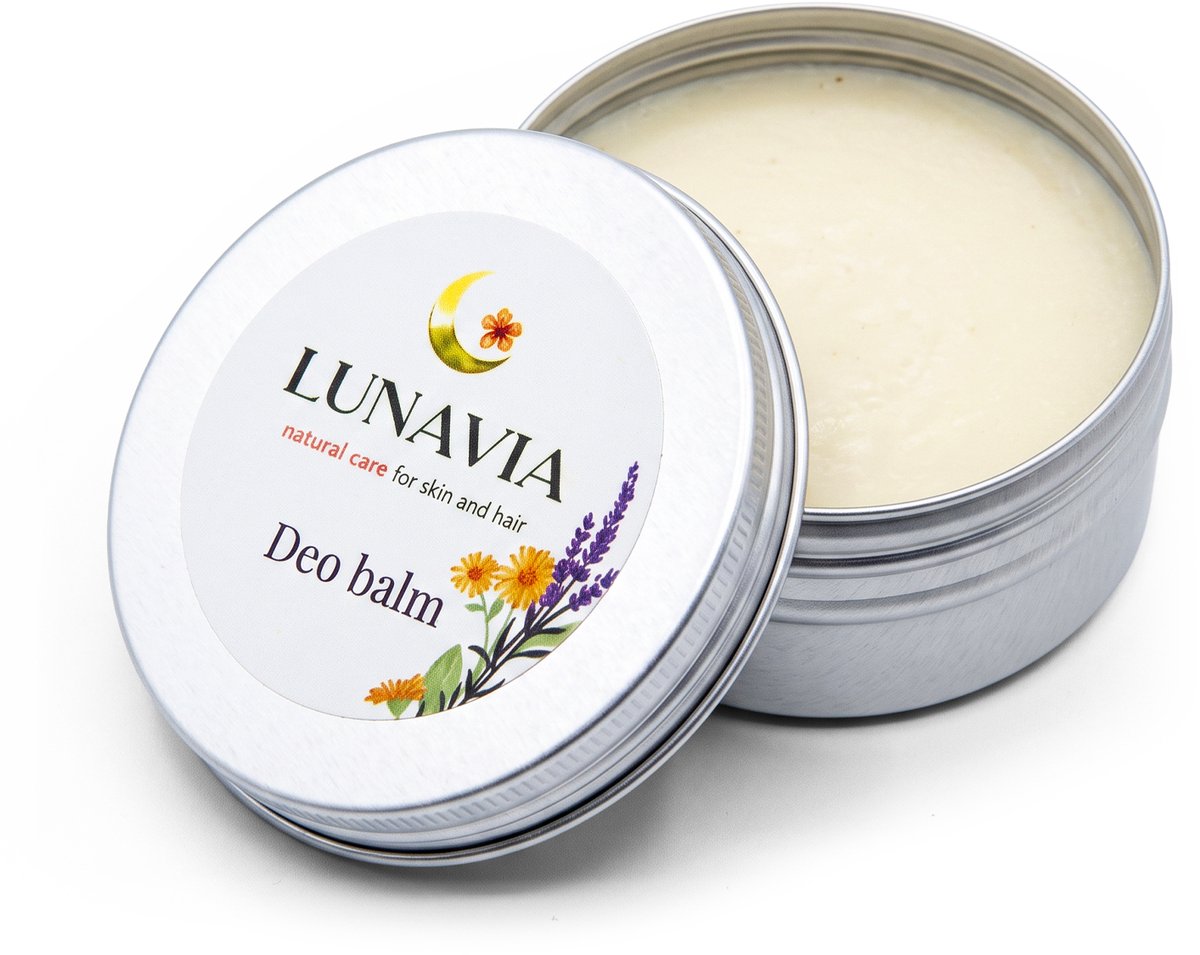 Natuurlijke deodorant balsem – Zonder aluminium & baking soda – Zacht voor gevoelige huid – Deobalm 50ml – Lunavia Natural Care