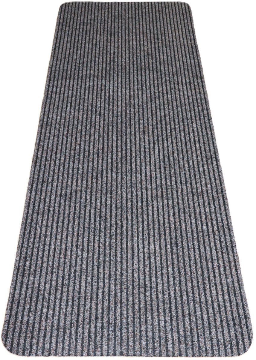 PRIMA - Heavy Duty - Deurmat - Loper - Schraapmat - Ribbel - bruin - beige - taupe - 70x180cm - antislip