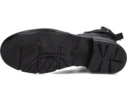 A.S.98 B80243 Enkellaarsjes - Enkelboots met rits - Dames - Zwart - Maat 36
