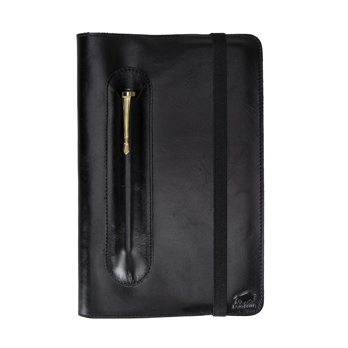 Leren Notitieboek - Navulbaar Reisetageboek van Handgemaakt Echt Leer met Blanco Papier - Voor Dagboek, Schetsboek of Levensplanner - Zwart - DIN A5 - 22x15 cm