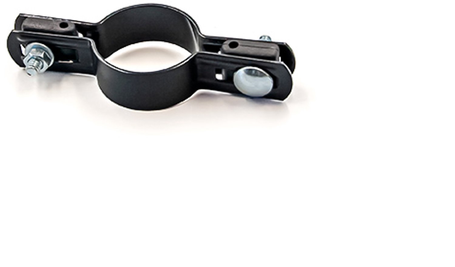 Zwarte Ronde Klem 42mm voor Tuinschermen - Complete Set
