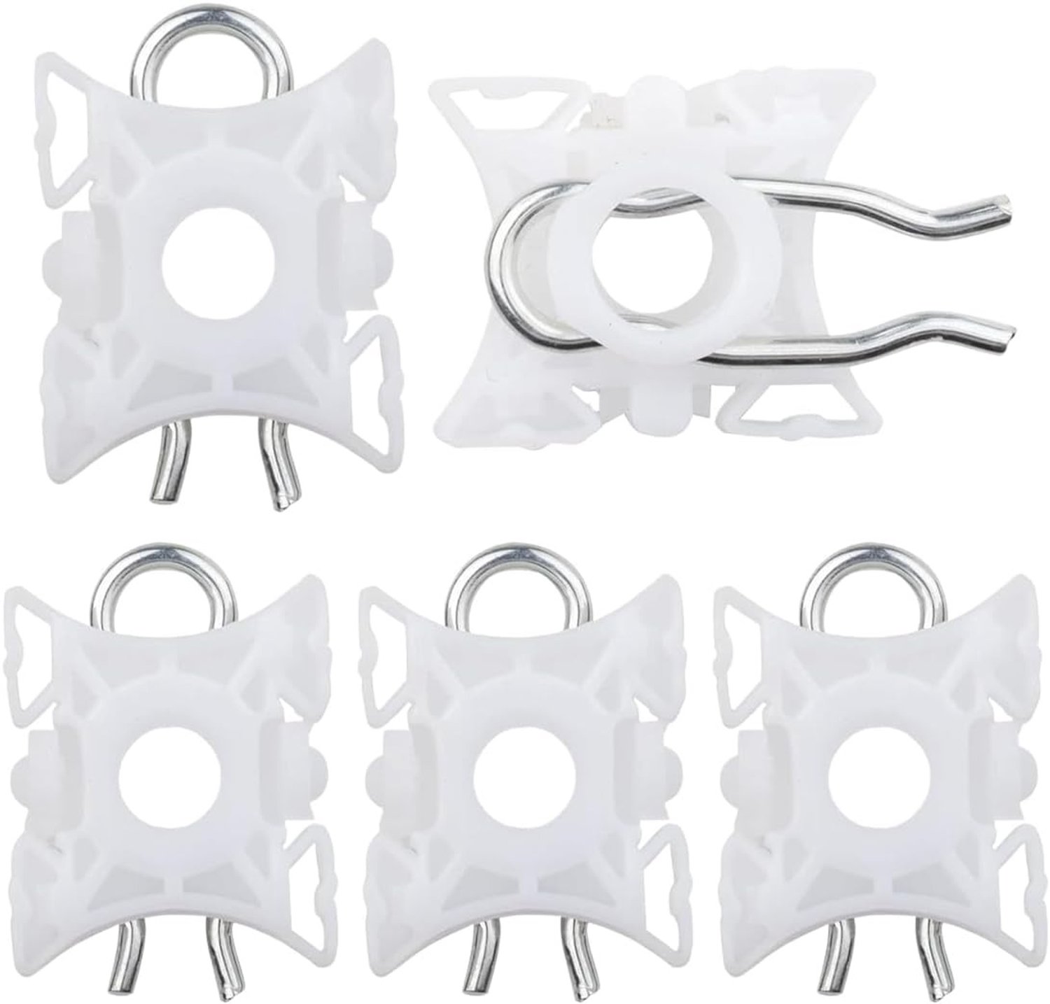 Set van 5 Vervangingsclips voor Raamheffers, Geschikt voor Glijdende Deuren en Diverse Auto Modellen zoals E32, E34, E36, E90, E92, E93, Z1, Z3, Z4, V70, XC70, XC90