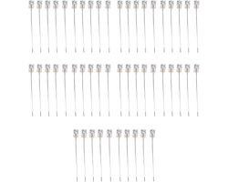 Slatwall Haakset van 50 Stuks, 20cm Lange Haken voor Wanddisplay, Pegboard en Gridwall Haken voor Kledingwinkels en Thuisgebruik