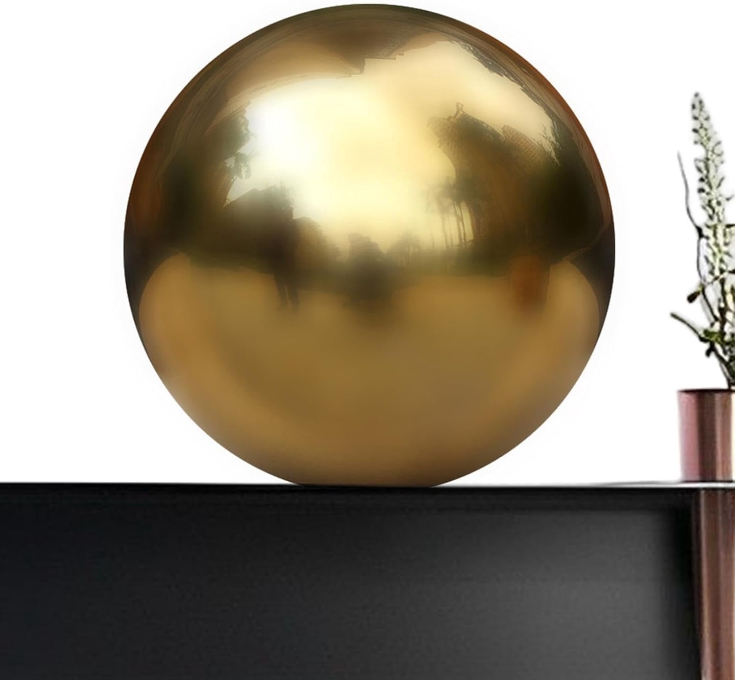 Ball - Titanium Gouden Holle Bal Naadloos | Huis en Tuin Decoratie