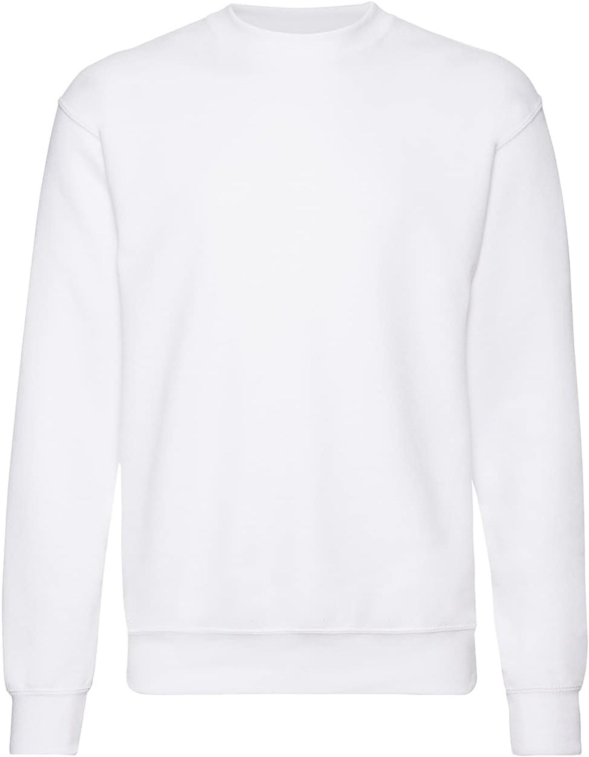 Sweatshirt van Fruit of The Loom Classic Crewneck Heren, Dark Heather Grey, S
