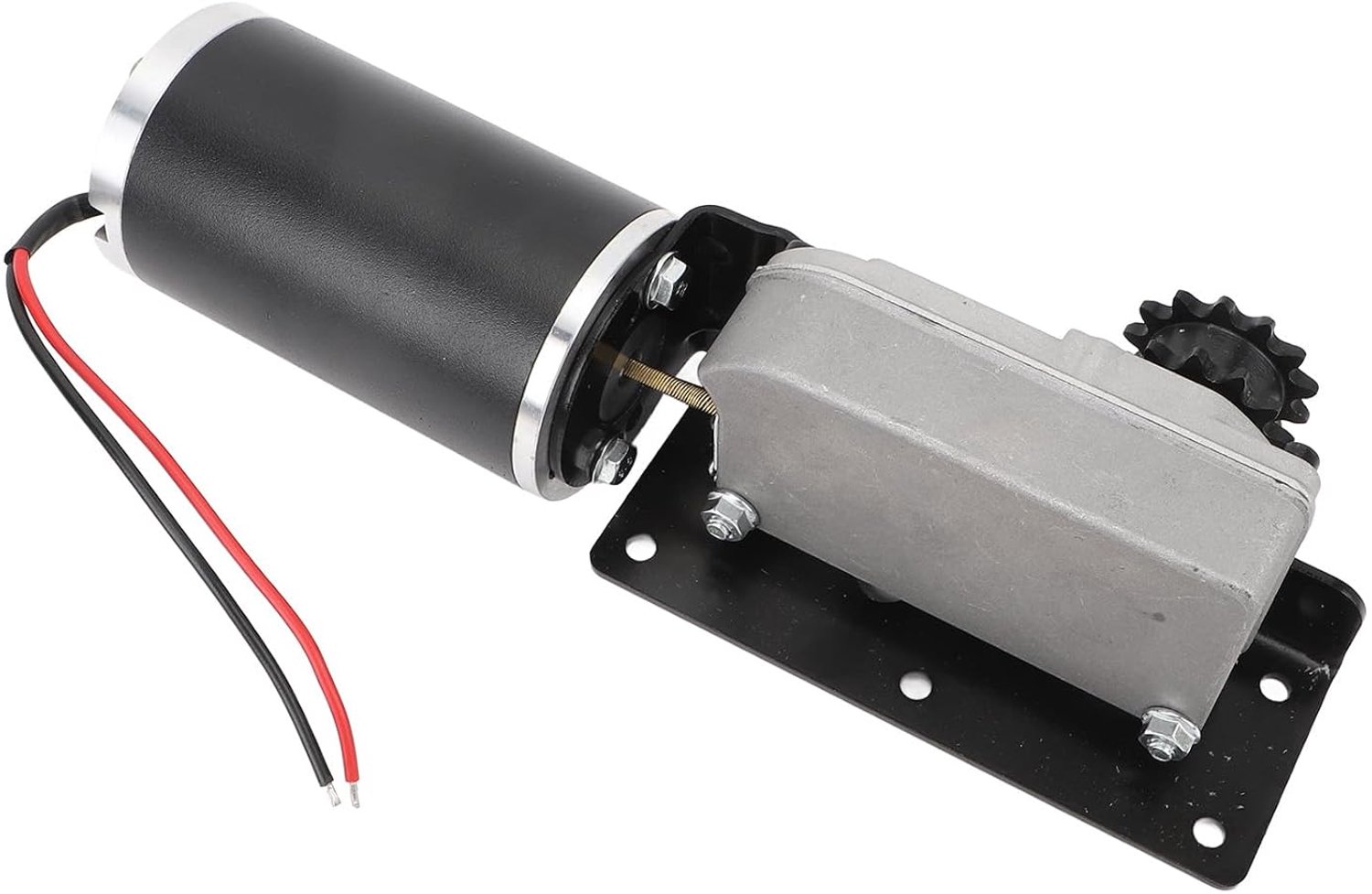Slide Out Motor, 12V 15A 37W Hoge Output Versnellingsbak Vervanging voor R25075 R25076 225008, 13 Tand Tandwiel met Accu Slide Cable Systeem Compatibiliteit voor RVs Trailers