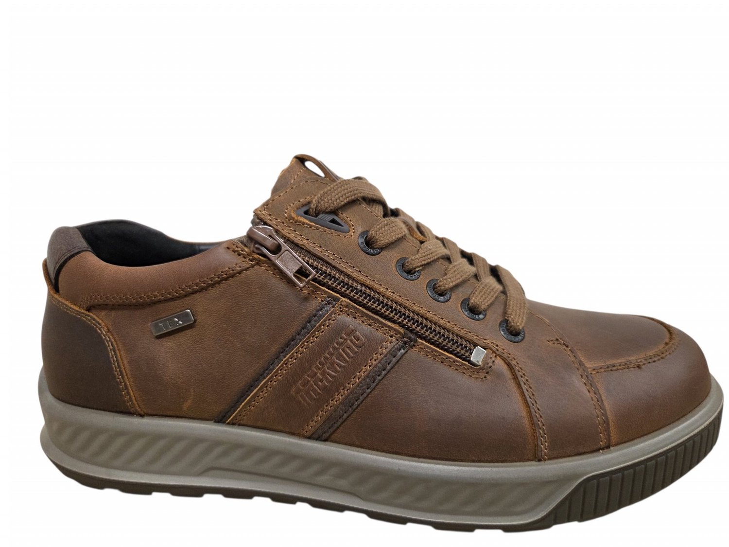 G Comfort A-953CC Tan Sneakers Bruin Nubuck Heren Breedtemaat K - Bruin - 44