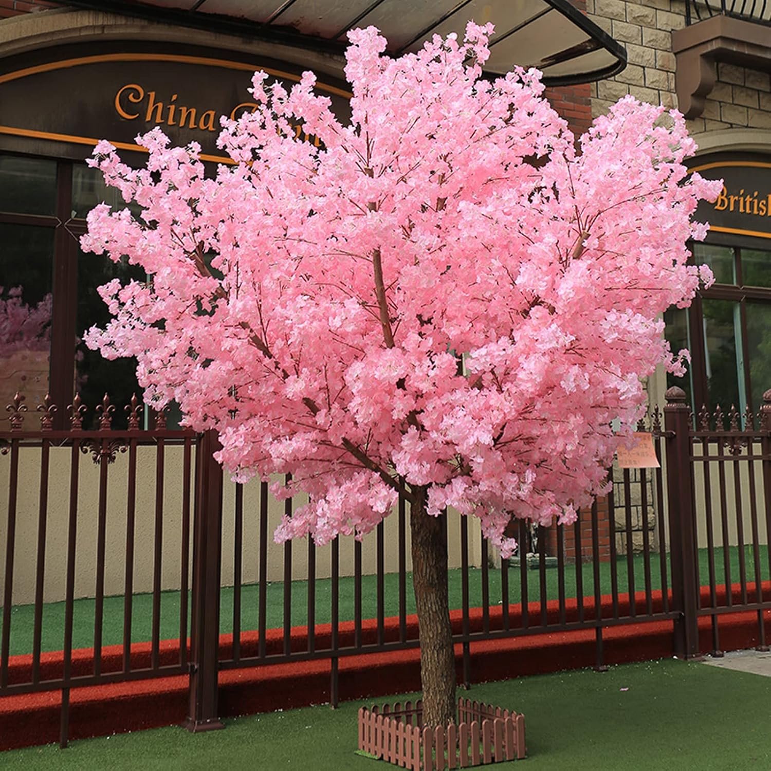 Kersenboom netto rode perzik bloesem boom grote nep boom binnen en buiten decoratie wensboom mall