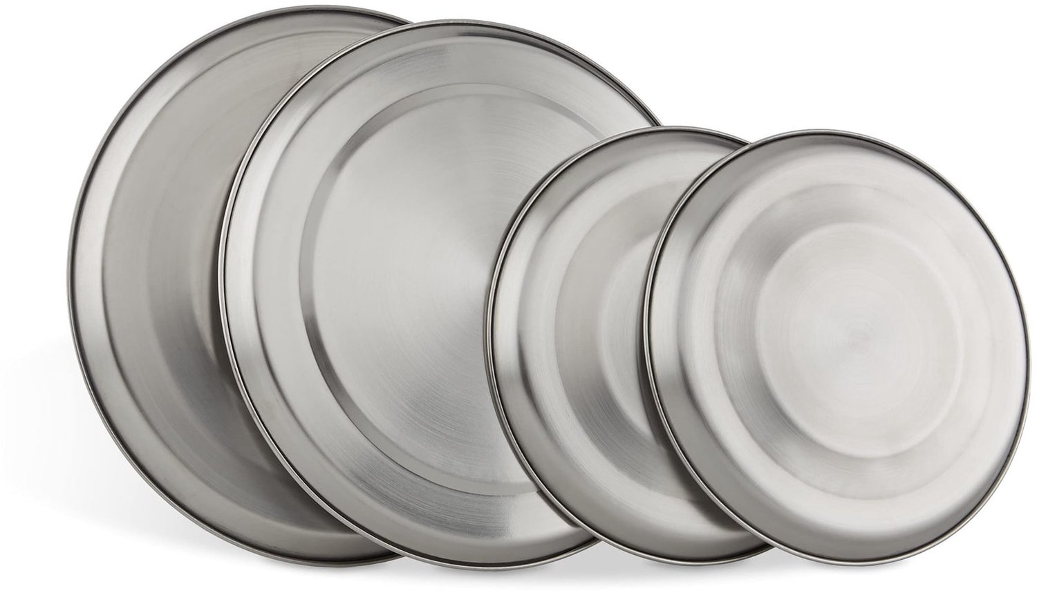 Fornuisdeksels - RVS - 4 stuks - Ø 16 en 20 cm