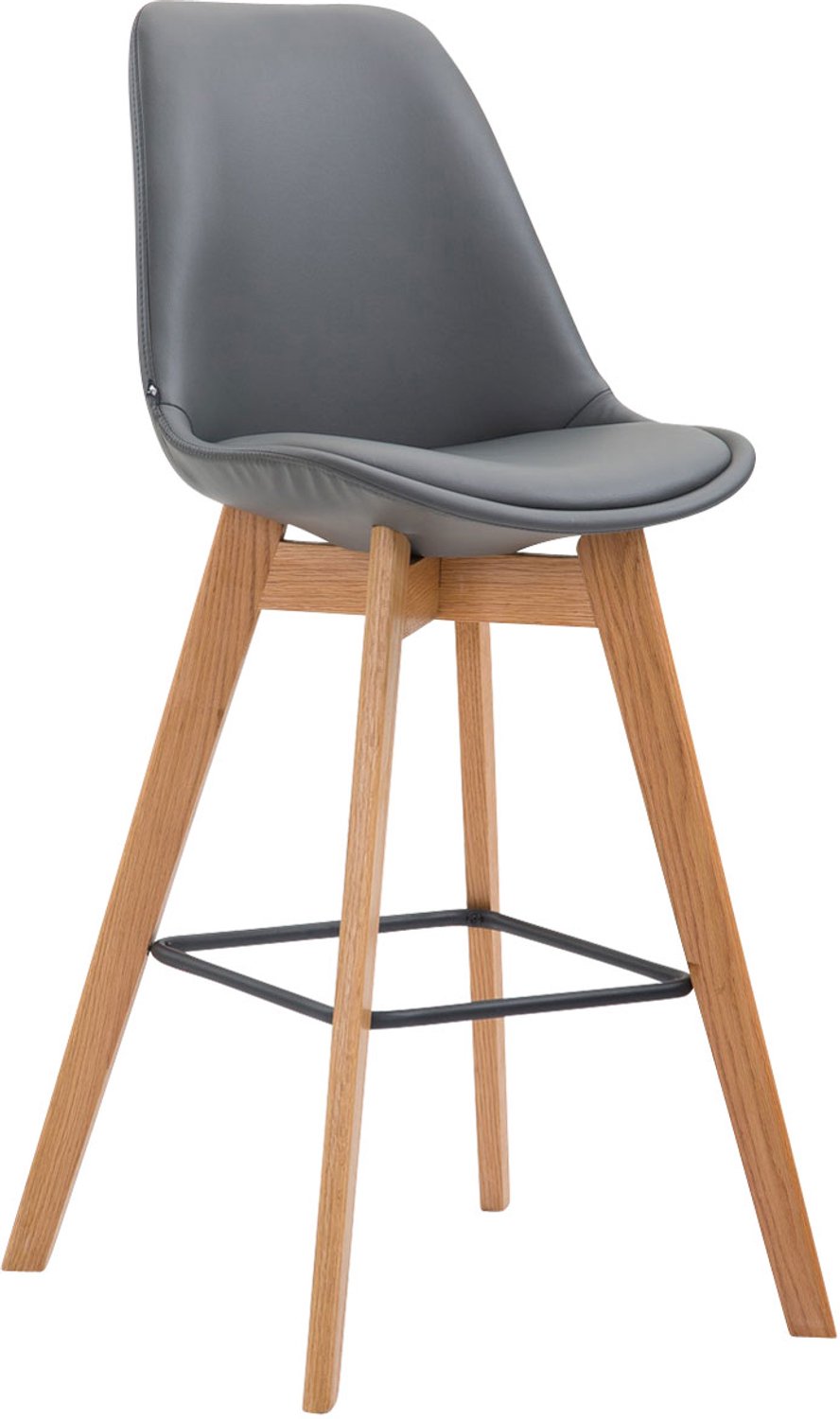 Luxe Comfort Barkruk - Grijs grijs natura