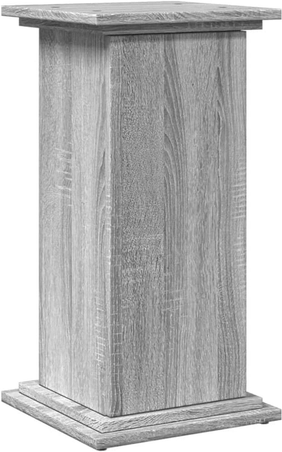 Poststandaard met opbergruimte grijs Sonoma 31x30x60 cm