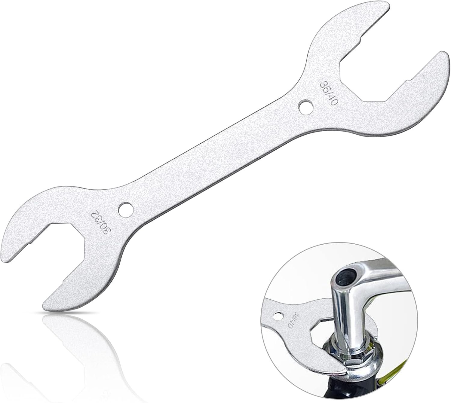Dubbele eindsleutel, 30, 32, 36, 40 mm, 4-in-1