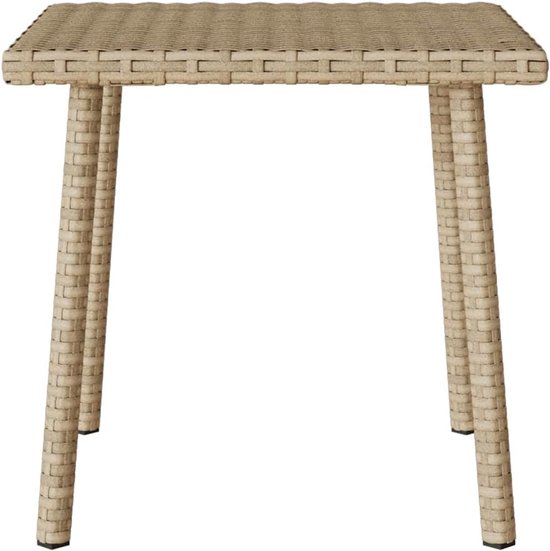 Salontafel 40x40x37 cm beige — afbeelding 4