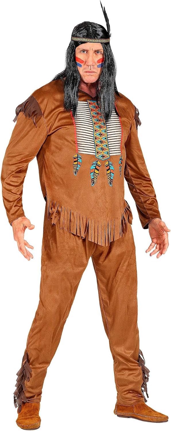 Kostuum indianen, opperhoofd, westers, carnavalskostuums