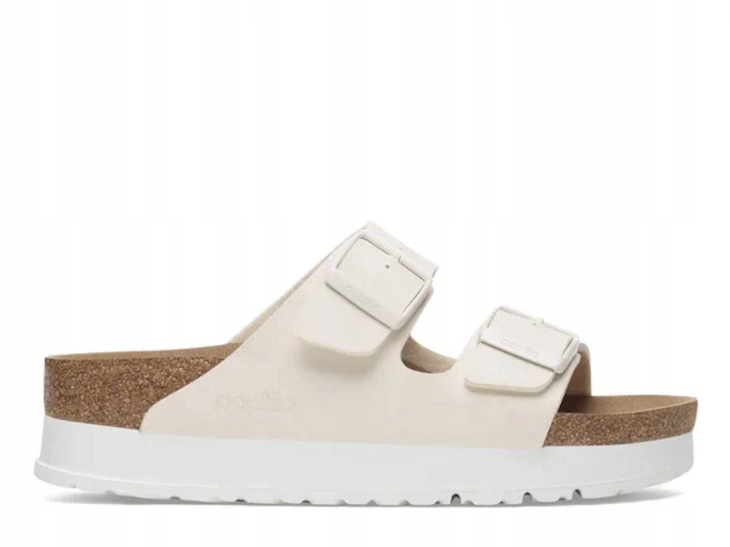 Birkenstock Arizona Flex Platform Slippers Dames Beige