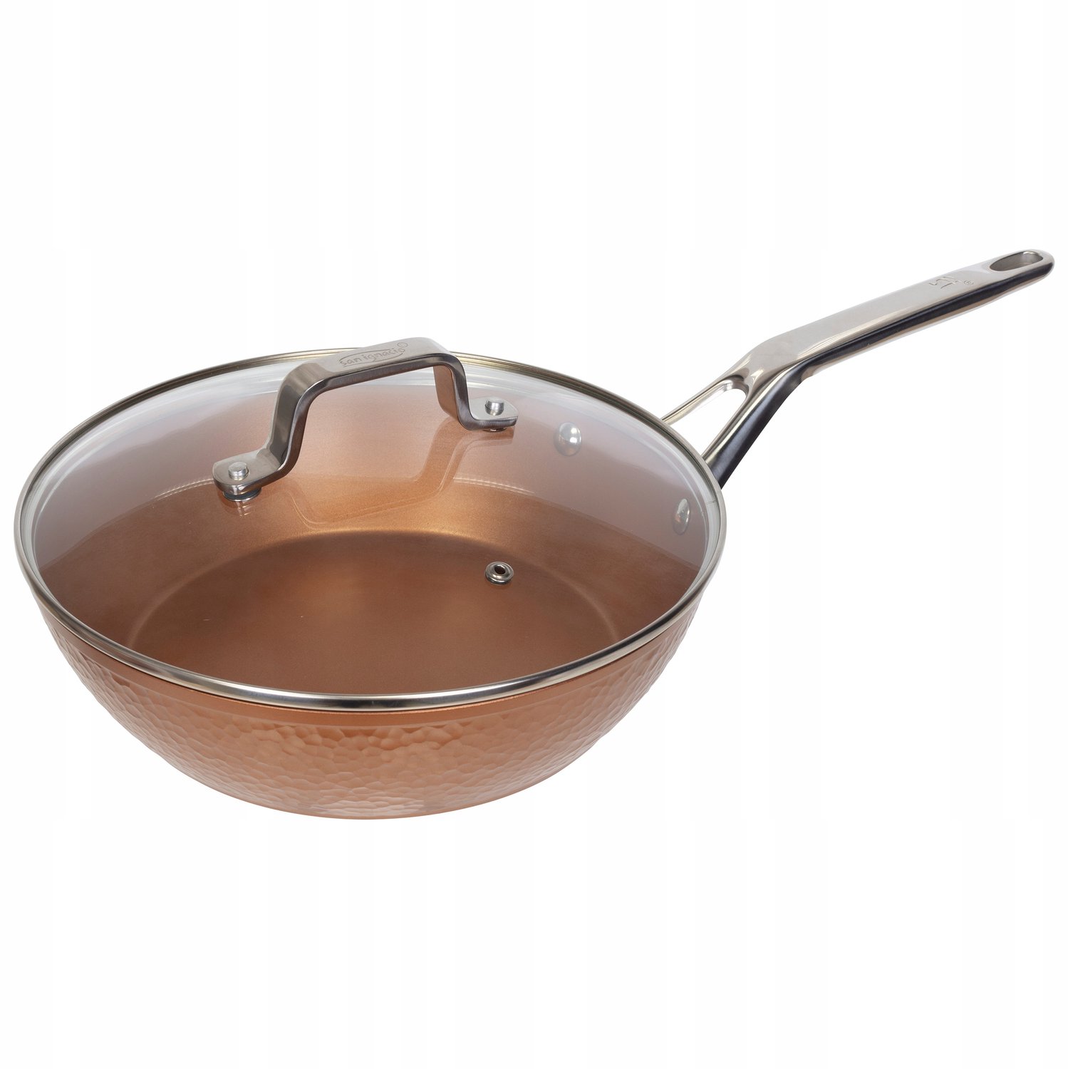 San Ignacio Wok 26 cm Koper - Duurzame Kwaliteit