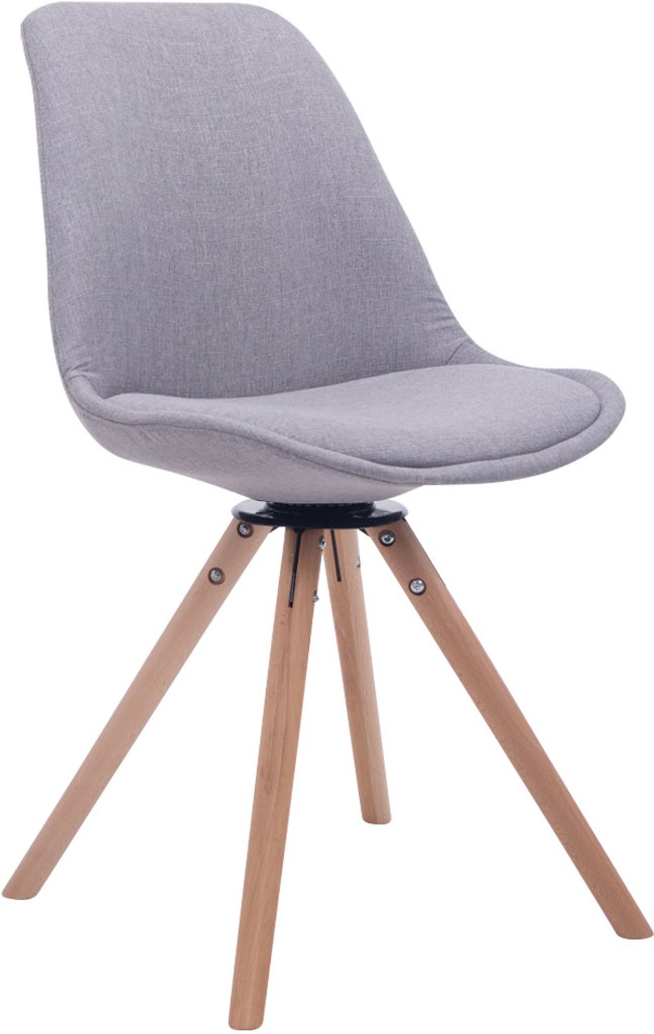 Luxe Comfort Bezoekersstoel - Stof - Grijs