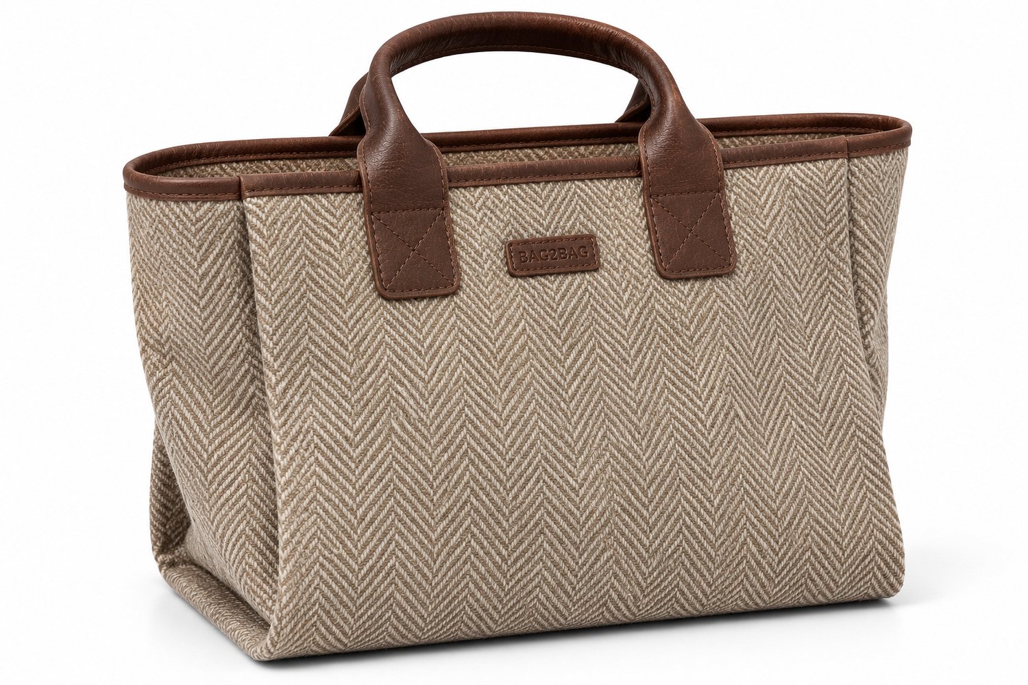 Bag2Bag Ros Shopper - Tweed / Donkerbruin